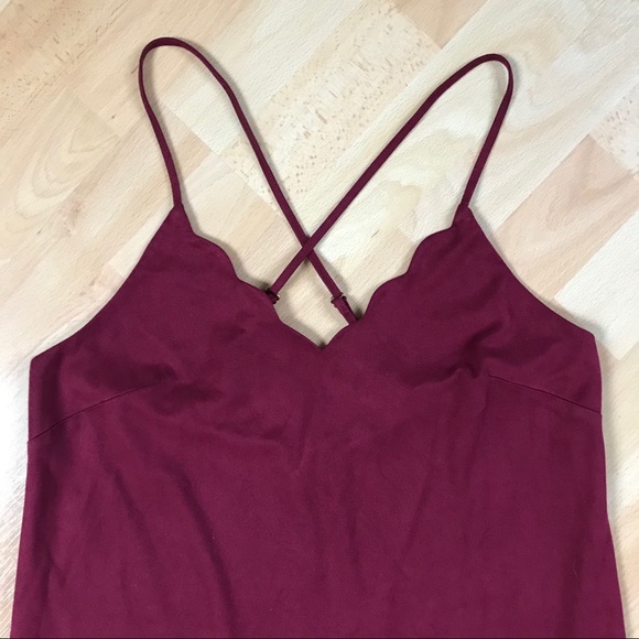 *Wine Slip Dress - Velvety Soft - Great for Anytime - Picture 2 of 6